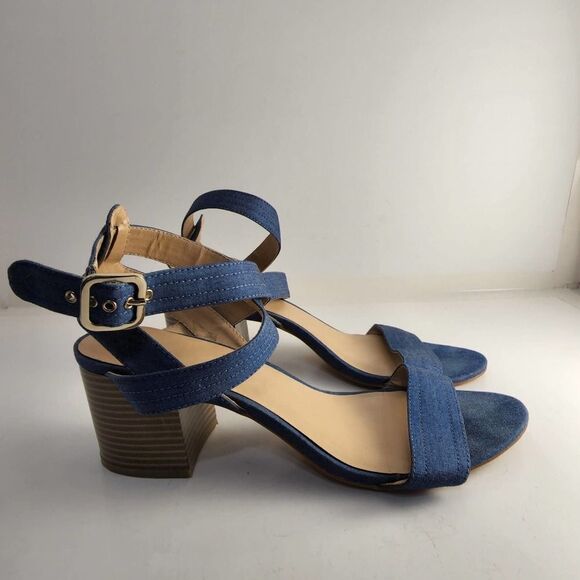 Apt. 9 blue denim sandals - Picture 2 of 4